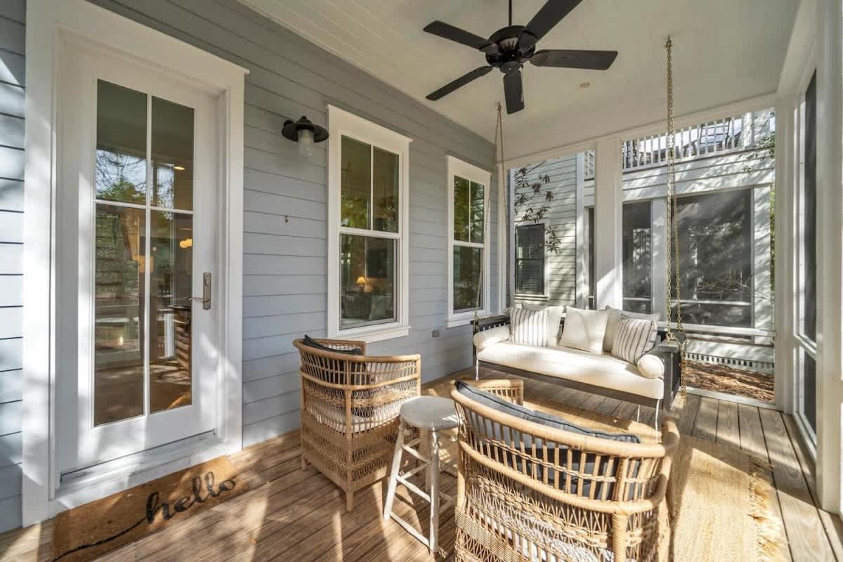 Villa The Birdhouse In Luxury Watercolor Brand New 6 Seat Golf Cart Santa Rosa Beach Esterno foto
