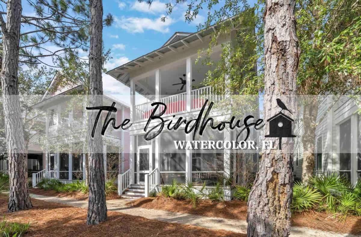 Villa The Birdhouse In Luxury Watercolor Brand New 6 Seat Golf Cart Santa Rosa Beach Esterno foto