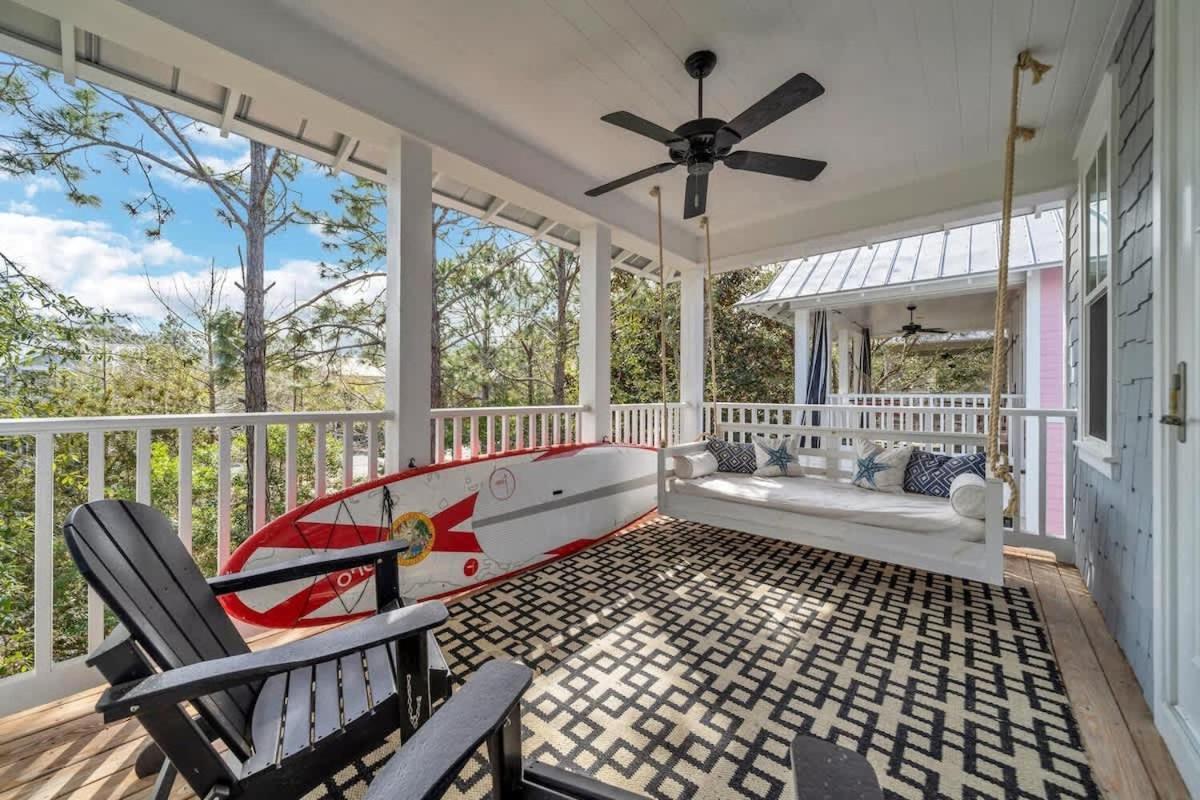 Villa The Birdhouse In Luxury Watercolor Brand New 6 Seat Golf Cart Santa Rosa Beach Esterno foto