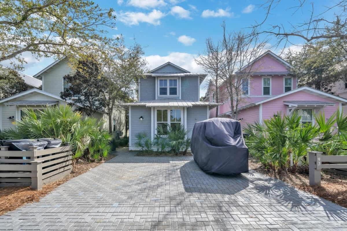 Villa The Birdhouse In Luxury Watercolor Brand New 6 Seat Golf Cart Santa Rosa Beach Esterno foto